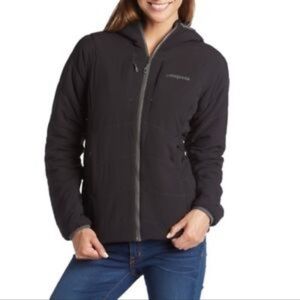 Patagonia Womens black Nano air hoodie used, in good condition. Size Small.